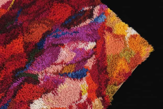 A Bernat Klein rug entitled 'Tulip Petals'. Picture: National Museums Scotland