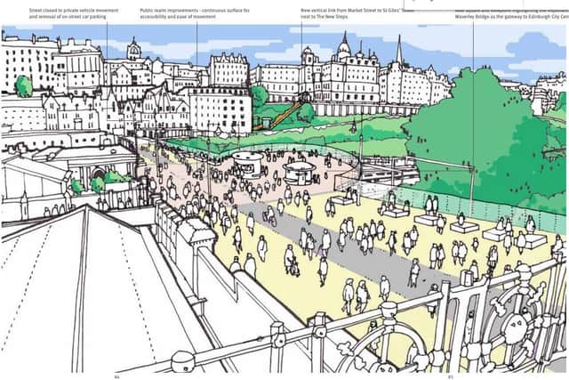 How the City Centre Transformation, linked with the City Mobility Plan, could change Waverley Bridge