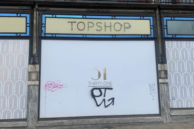 The former Topshop has been targeted
