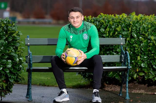 Kyle Magennis is determined to push for a regular starting spot in Hibs' first team. Photo by Mark Scates / SNS Group