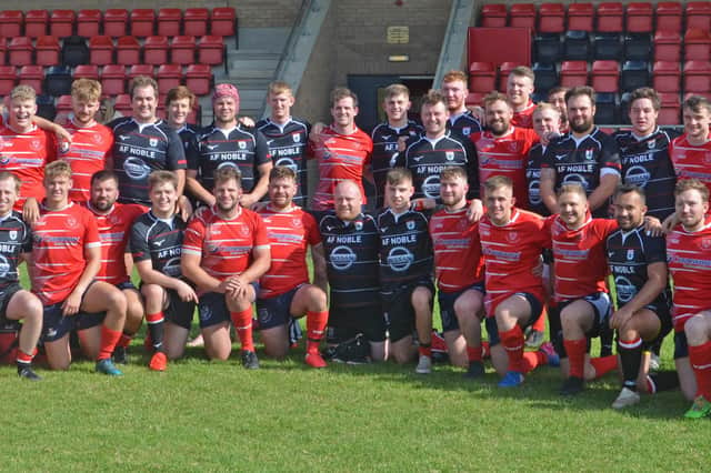 Lasswade played a special match to mark their 100th birthday against fellow centenary celebrants Musselburgh