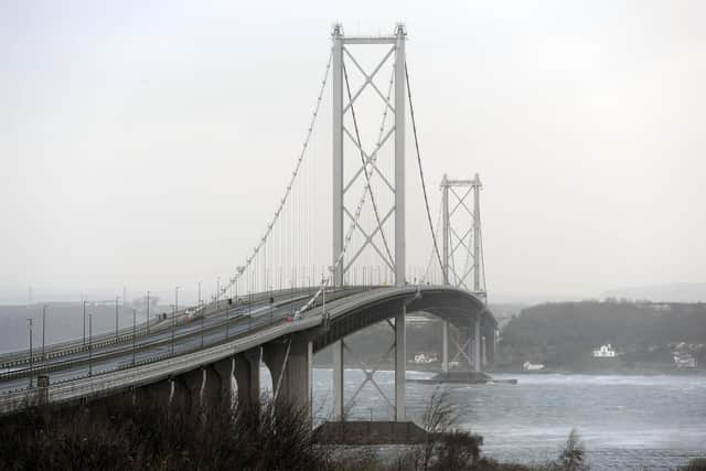 Road-user charging plans for the Forth Road Bridge were rejected.  Photo: Ian Rutherford.