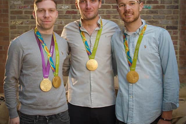 Five Rings Coffee founders Callum Skinner, Philip Hindes and Owain Doull will be at their Meadowbank Cafe in the Meander Apparel pop up shop on George Street this weekend