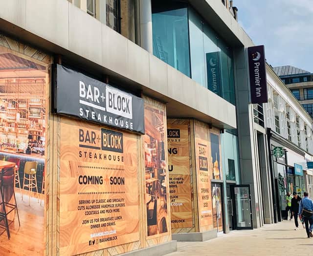 Bar + Block is opening on Princes Street.