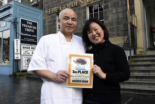 The Golden Dragon on Castle Street was third place in the competition
