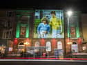 An image from Gregory’s Girl was projected on to the Filmhouse building as part of the campaign to save the cinema