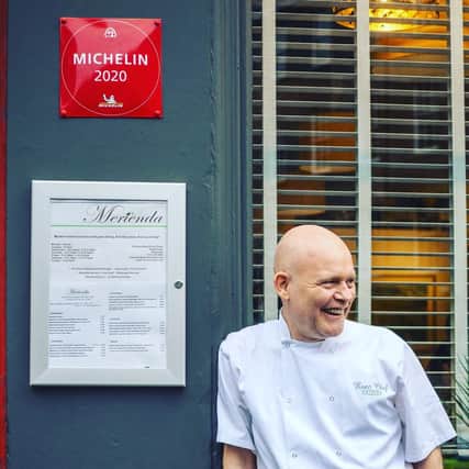 Campbell Mickel of Merienda restaurant in Stockbridge - who are producing a 'Social distancing Mnu' for delivery to those who are self-isolating.