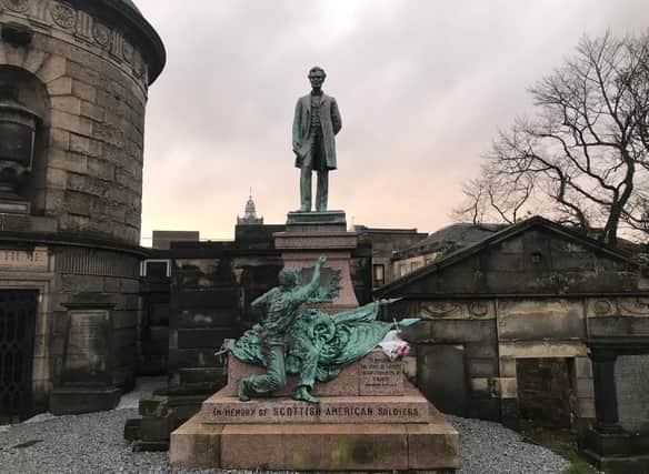 Abraham Lincoln is the only US President to have a memorial in Scotland