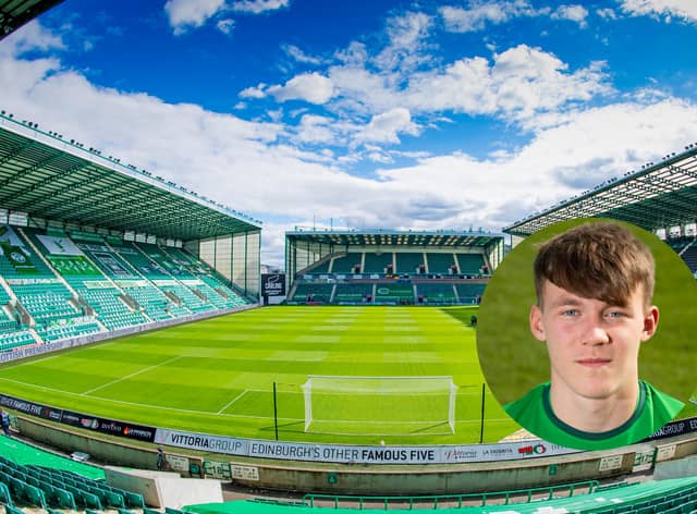 Josh O'Connor has signed his first professional deal with Hibs