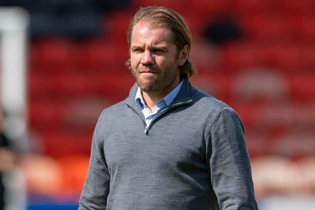 Hearts manager Robbie Neilson returned to Tannadice for the first time today.