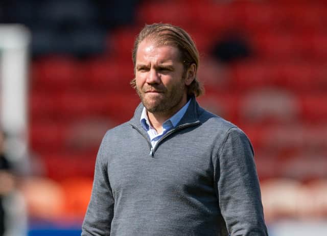 Hearts manager Robbie Neilson returned to Tannadice for the first time today.