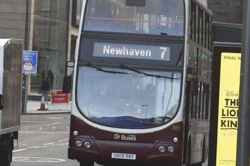 Changes to Lothian bus services come into effect today. Pic: Lisa Ferguson.
