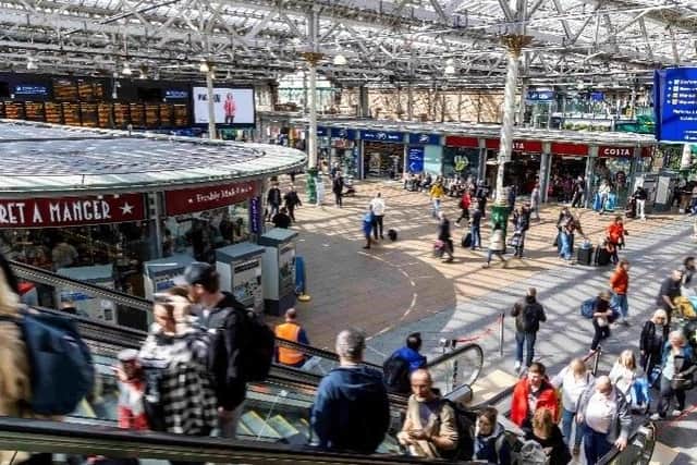 Edinburgh fire crews were called to Waverley Station on Thursday after reports of a small fire in the building