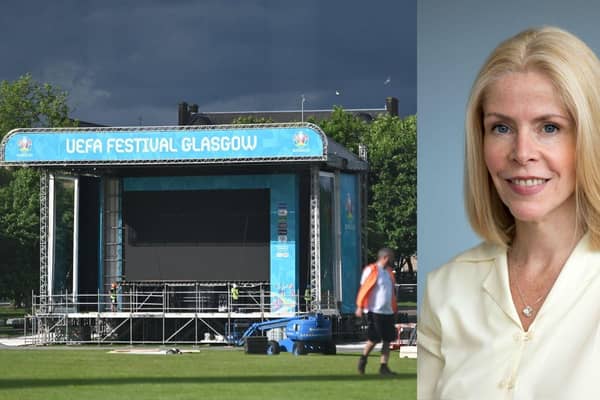 Linda Bauld, professor of Public Health from Edinburgh University said that Glasgow's fan zone for the Euros 2020 is “definitely not without risks.”