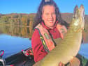 Emma Moffat with a 20lb pike landed at Lake of Menteith. (Picture: Pike Anglers Alliance, Scotland)
