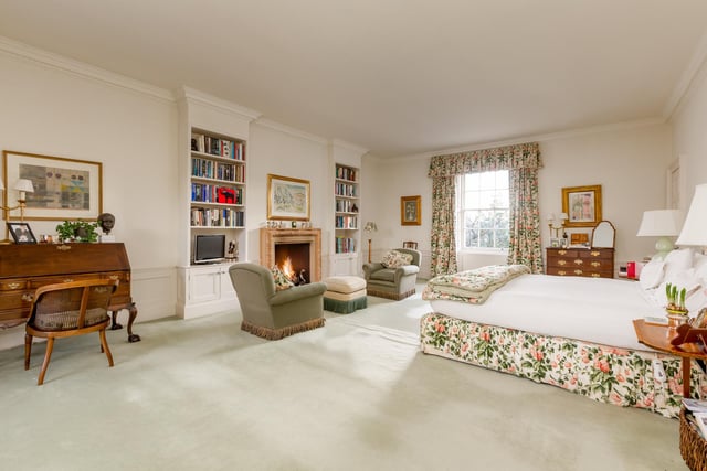 Another of the property's huge luxury bedrooms. Beautifully proportioned rooms with traditional features and fireplaces create a sense of highland history, their hearths warming even the coldest of Scottish nights.