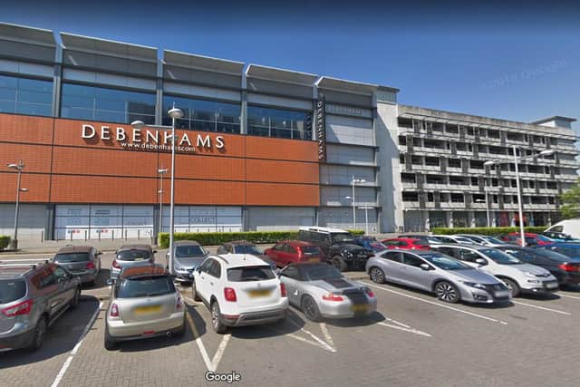 The empty Debenhams store and the multi-storey car park could be bulldozed