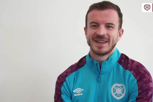 Andy Halliday speaks to Hearts TV.