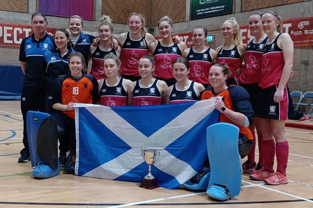 Scotland's women beat Ireland 2-1 in their three-match indoor series