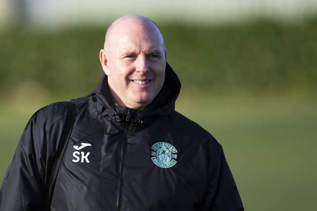 Steve Kean was delighted with Hibs' team performance
