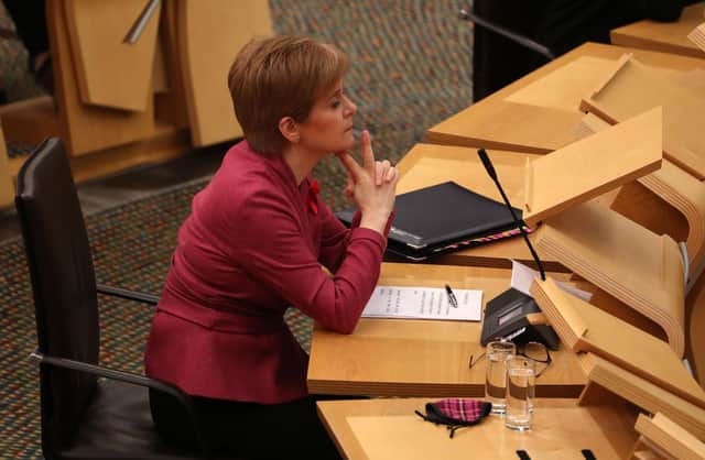 Nicola Sturgeon's attempt to get the UK government to make the £500 gift to health and care workers tax-free was playing politics, says John McLellan (PIcture: Andrew MIlligan/WPA pool/Getty Images)