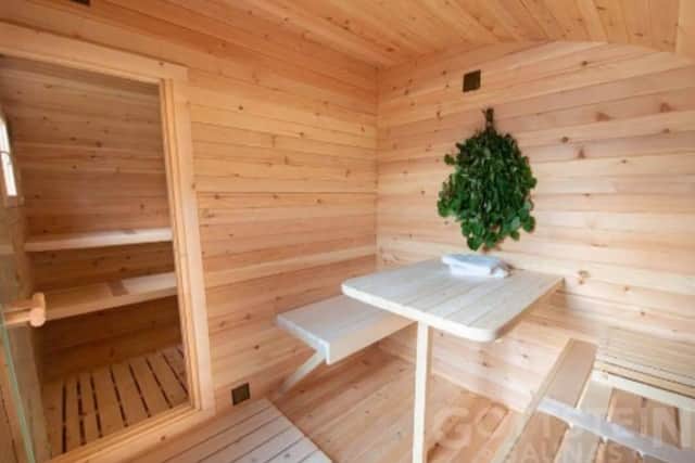 Public opinion is divided over the sauna with some residents opposing the development.