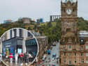 Which shops are opening on Edinburgh's Princes Street on April 26?