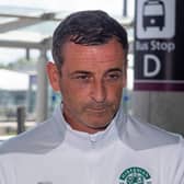 Hibs manager Jack Ross was left with limited options in the defeat to Rijeka. (Photo by Mark Scates / SNS Group)