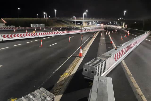 The automated barriers at the Queensferry Crossing. 