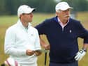 Rory McIlroy with Celtic's principal shareholder Dermot Desmond during the abrdn Scottish Open Pro Am at The Renaissance Club. Picture: Andrew Redington/Getty Images.