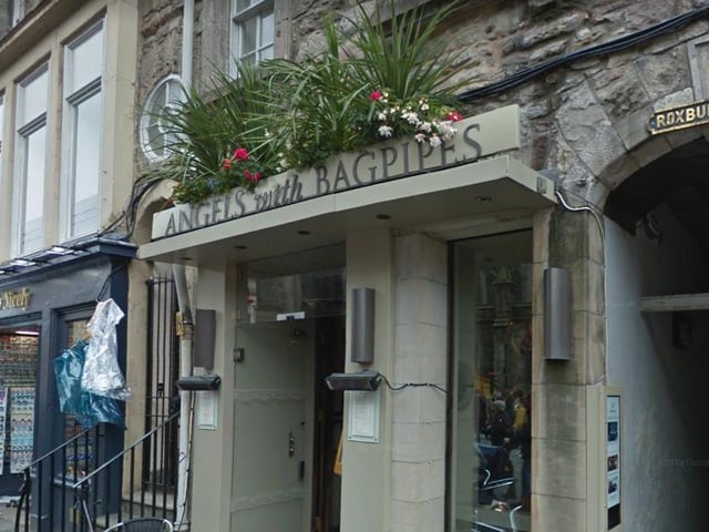 Angels with Bagpipes serves Scottish fine dining at its 17th Century building in Mary King's Close, just off the Royal Mile. The restaurant opened its doors in 2010 and offers a seasonal menu with fresh Scottish ingredients.