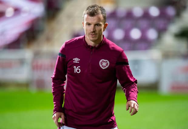 Andy Halliday starts in the midfield for Hearts. Picture: SNS
