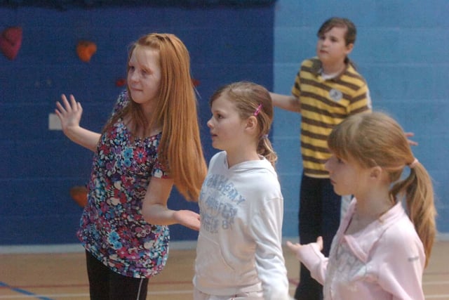 Pictured at Handsworth Grange school Sports Hall, where children were taking part in half term activities. Seen is are children taking part in the Emma Bagshaw  Street dance session