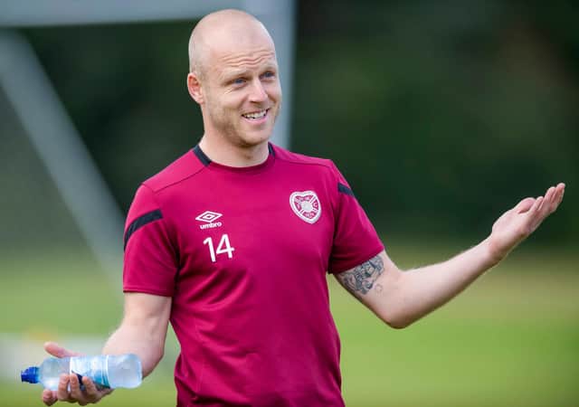 Steven Naismith is stepping up his return to full fitness.