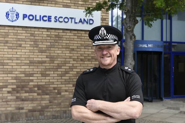 Chief Supt Sean Scott is the Divisional Commander for Edinburgh