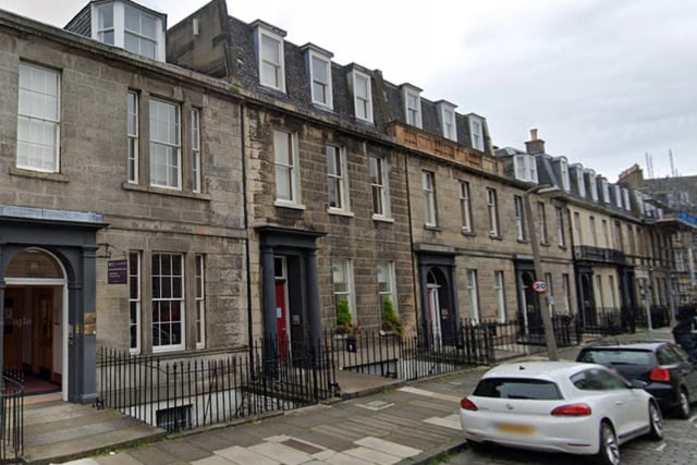 Each townhouse is constructed with traditional sandstone with sunken external areas in front of the basements which are secured from the street via cast iron railings. Car parking for up to 14 vehicles is provided at the rear of the properties which can be accessed lane from Union Street to the east. Photo: Google Maps