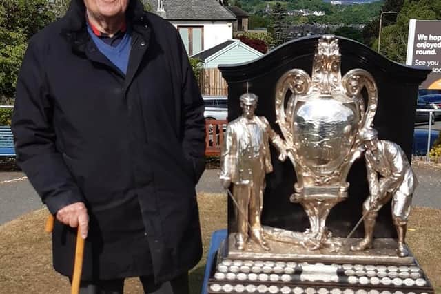 Kingsknowe legend Graham Ewart watched the Hailes  - and George Heriot's FP - teams tee off on the opening day of the 121st Dispatch Trophy. Picture: National World