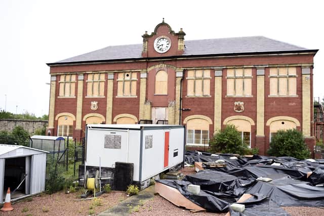 The station is being refurbished as studio spaces for start-ups.   Picture: Lisa Ferguson