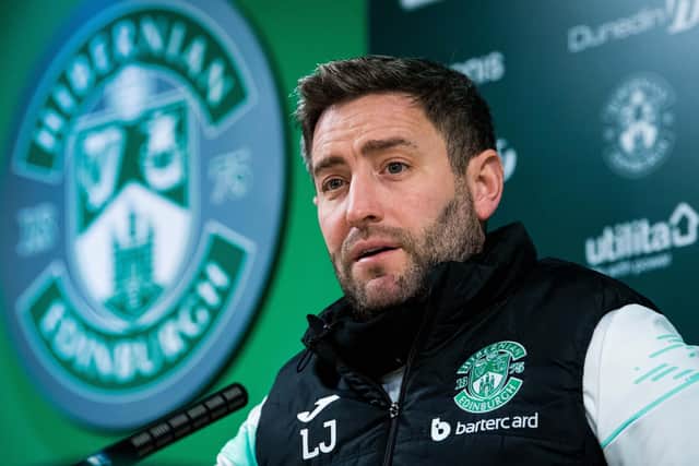 Hibs manager Lee Johnson previewed his side's trip to Ibrox to face Rangers on Thursday