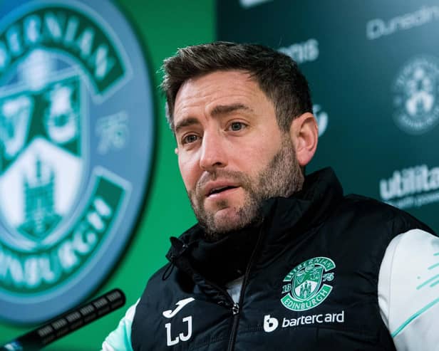 Hibs manager Lee Johnson previewed his side's trip to Ibrox to face Rangers on Thursday