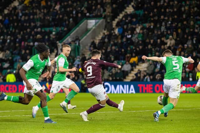 Hibs and Hearts meet in the third Edinburgh derby of the season on Wednesday.