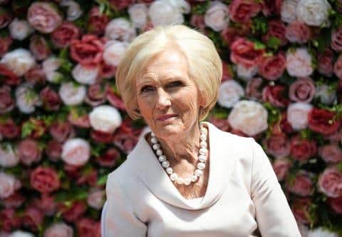 Dame Mary Berry has revealed she underwent surgery for a broken hip after tripping over in her garden.