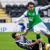 Ryan Shanley in action for Hibs during a Scottish Premiership victory over St Mirren last season. Picture: SNS