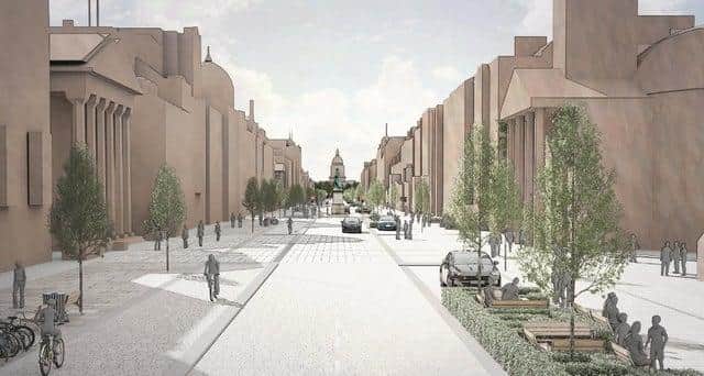 An artist's impression of how George Street could look
