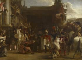 The entrance of George the IV at Holyroodhouse by Sir David Wilkie (Picture: Royal Collection Trust)