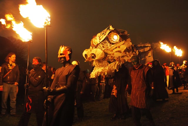 The Beltane fire festival in 2012 marked the 25th anniversary of the annual celebration on top of Edinburgh's Calton Hill.
