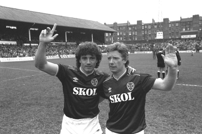 English international footballer and manager Kevin Keegan played on the Hearts side for player-manager Alex MacDonald's testimonial match at Tynecastle in May 1984.
