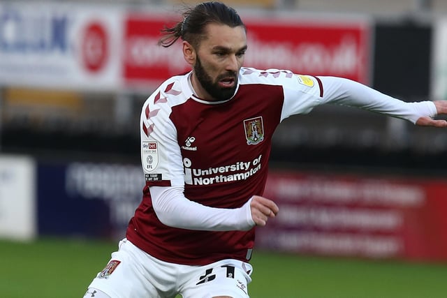 The former Pompey favourite signed a pay-as-you-play agreement with the Cobblers after making a U-turn on his decision to retire after his injury nightmare at Sheffield United.