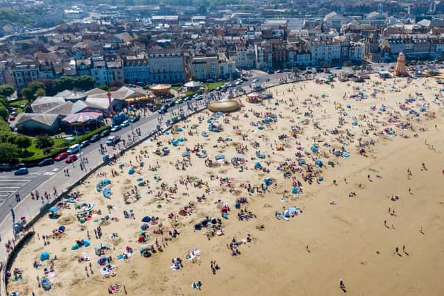 Sunshine on Weymouth. Why can't Scotland's weather be more like England's? (Picture: Finnbarr Webster/Getty Images)