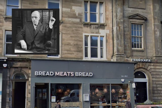 Actor Alastair Sim, famous for The Bells of St Trinian's and the Green Man, was born on Lothian Road, right next to where Filmhouse formally was.